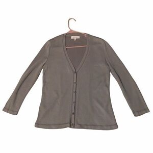 Escada gray cardigan sweater